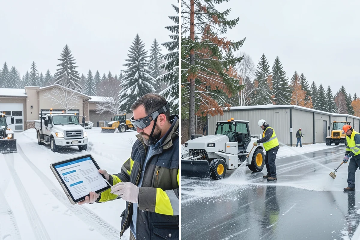 Long Driveway Snow Removal in Granite Falls, Snohomish County, WA - We plow the driveway from the house to the road