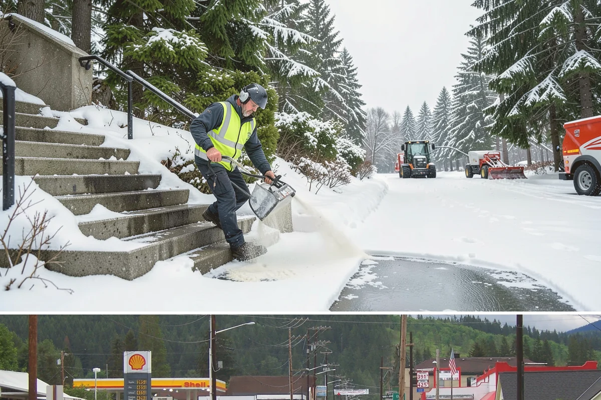 Long Driveway Snow Removal in Granite Falls, Snohomish County, WA - Long driveway service is critical throughout the foothill snow season from November to March.