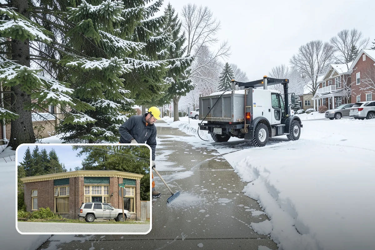Long Driveway Snow Removal in Hamilton, Skagit County, WA - Clears the full length to the road