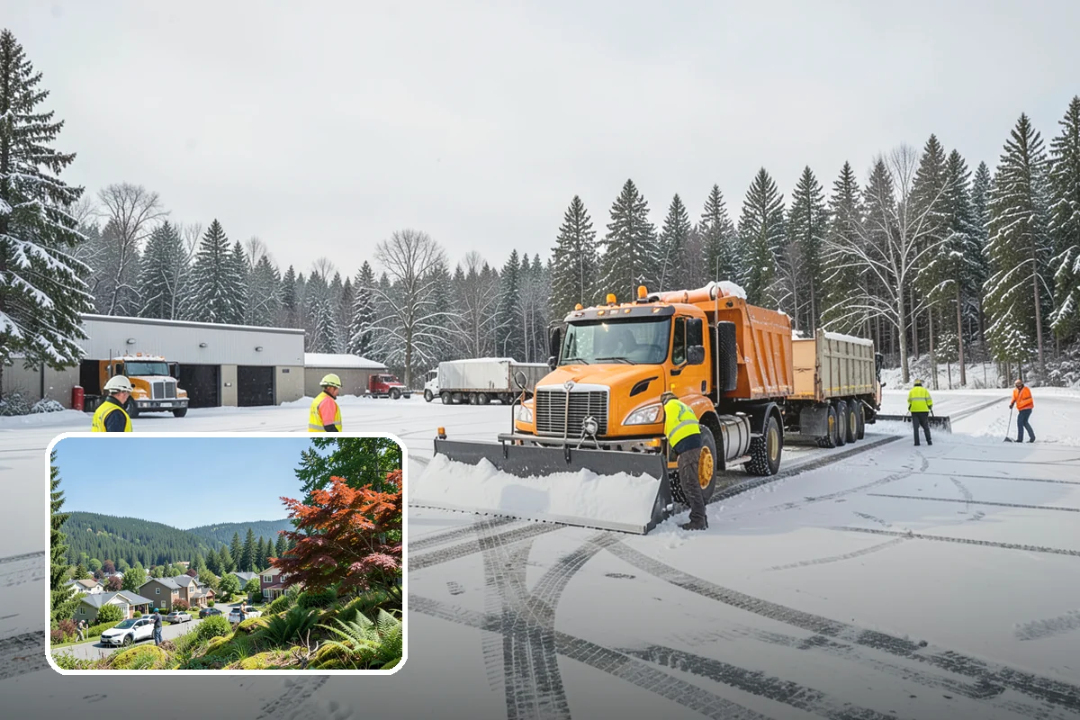 Long Driveway Snow Removal in Index, Snohomish County, WA - Clears the full length to the road