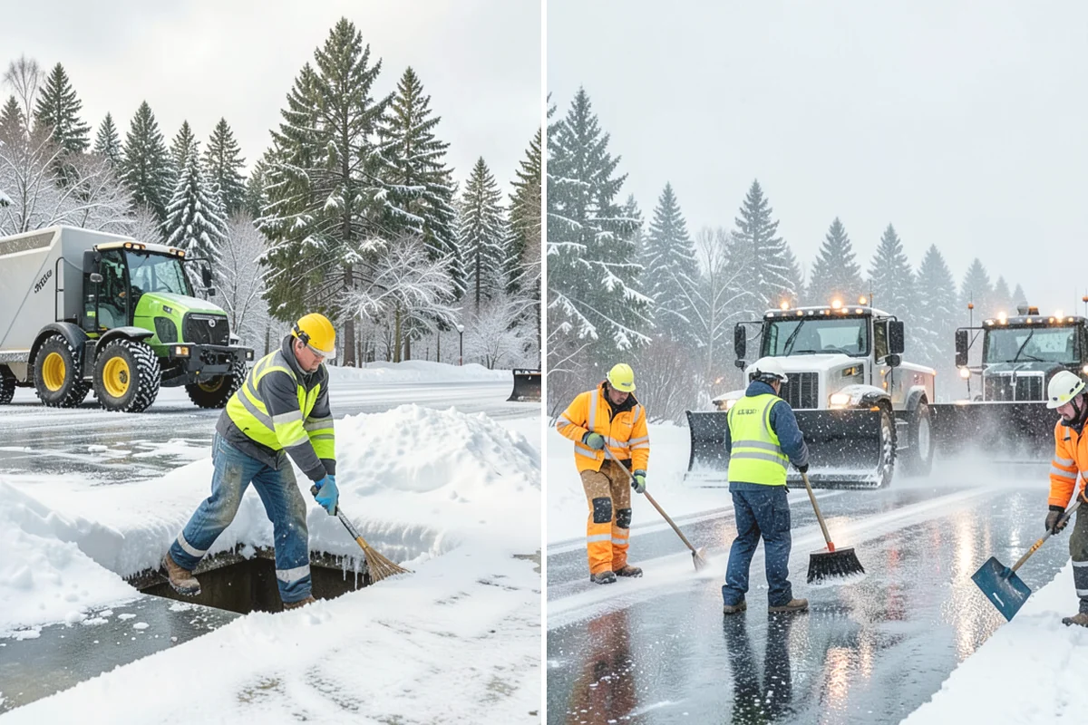 Long Driveway Snow Removal in Issaquah, King County, WA - We plow the driveway from the house to the road