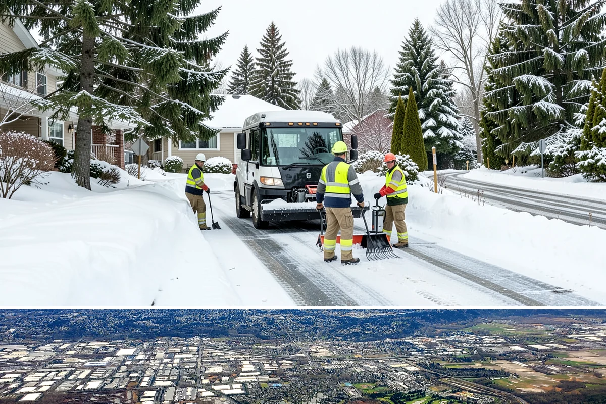 Long Driveway Snow Removal in Kent, King County, WA - Long driveway service is critical throughout the foothill snow season from November to March.