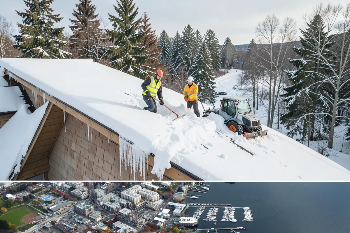 Long Driveway Snow Removal in Kirkland, King County, WA - Long driveway service is critical throughout the foothill snow season from November to March.
