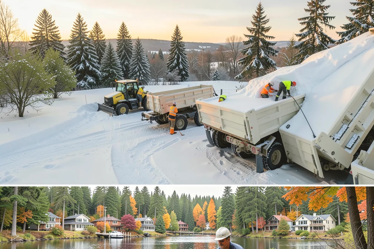 Long Driveway Snow Removal in La Conner, Skagit County, WA - Long driveway service is critical throughout the foothill snow season from November to March.
