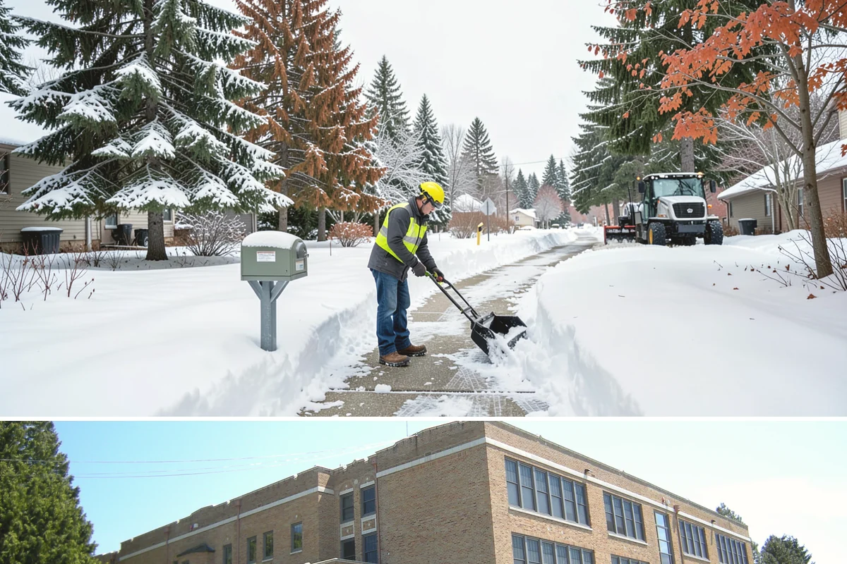 Long Driveway Snow Removal in Maple Valley, King County, WA - Long driveway service is critical throughout the foothill snow season from November to March.