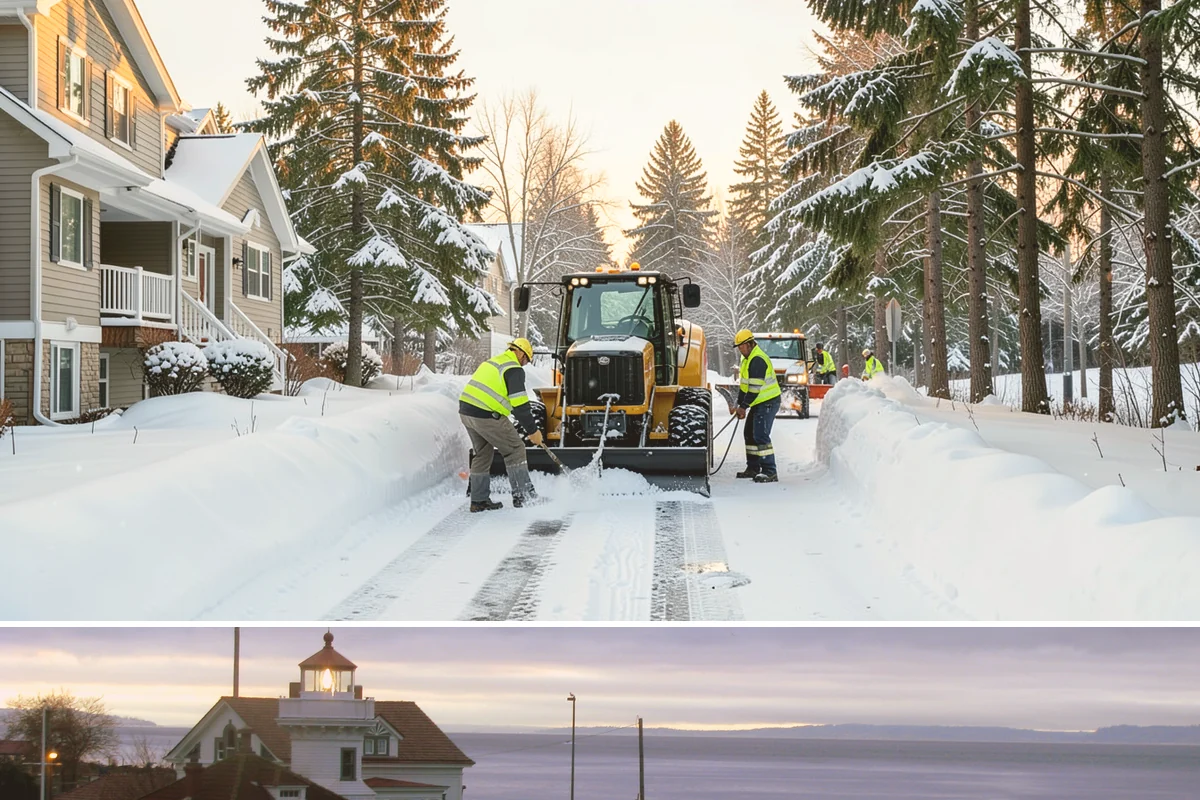 Long Driveway Snow Removal in Mukilteo, Snohomish County, WA - Long driveway service is critical throughout the foothill snow season from November to March.