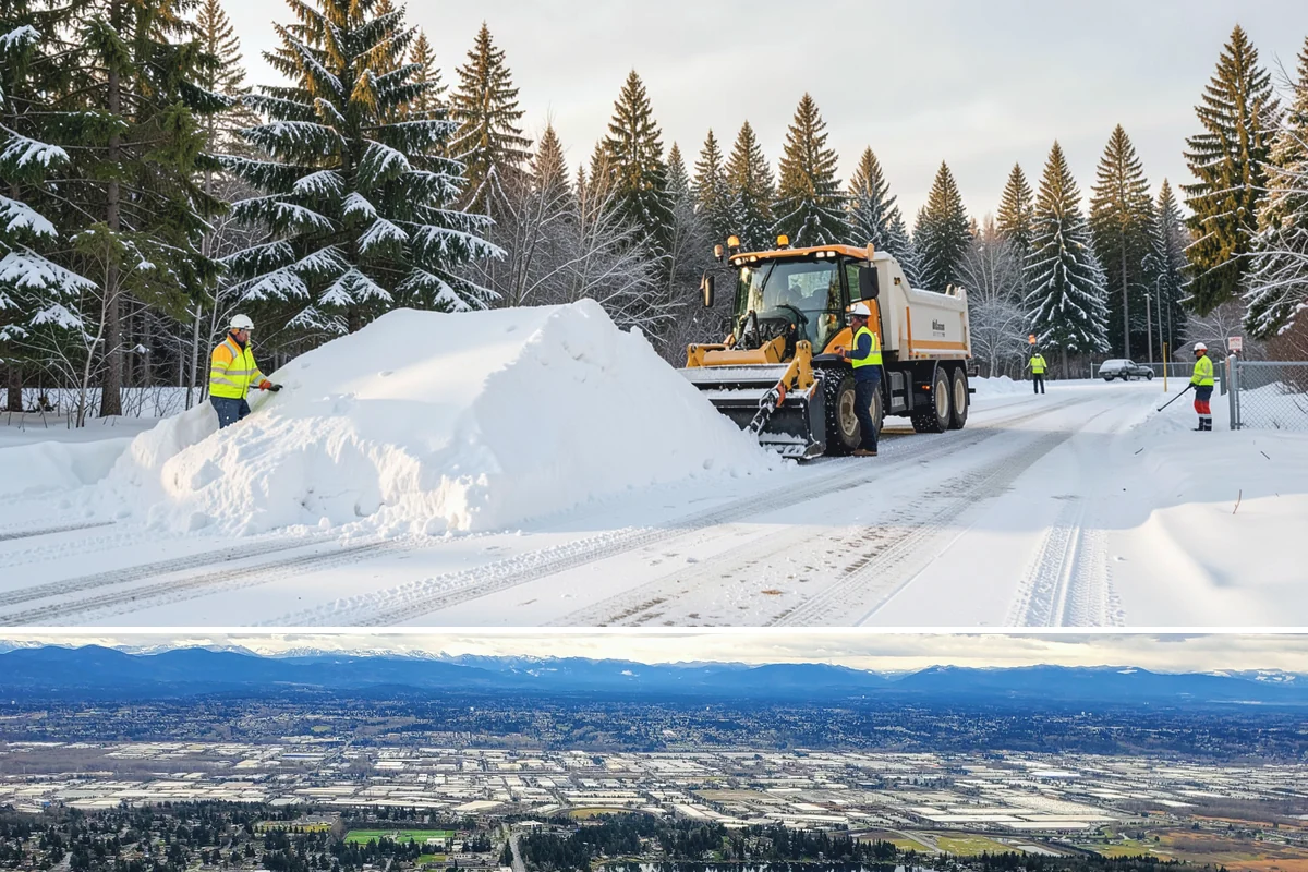 Long Driveway Snow Removal in SeaTac, King County, WA - Long driveway service is critical throughout the foothill snow season from November to March.