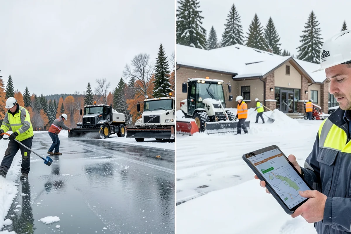 Long Driveway Snow Removal in Sedro-Woolley, Skagit County, WA - We plow the driveway from the house to the road
