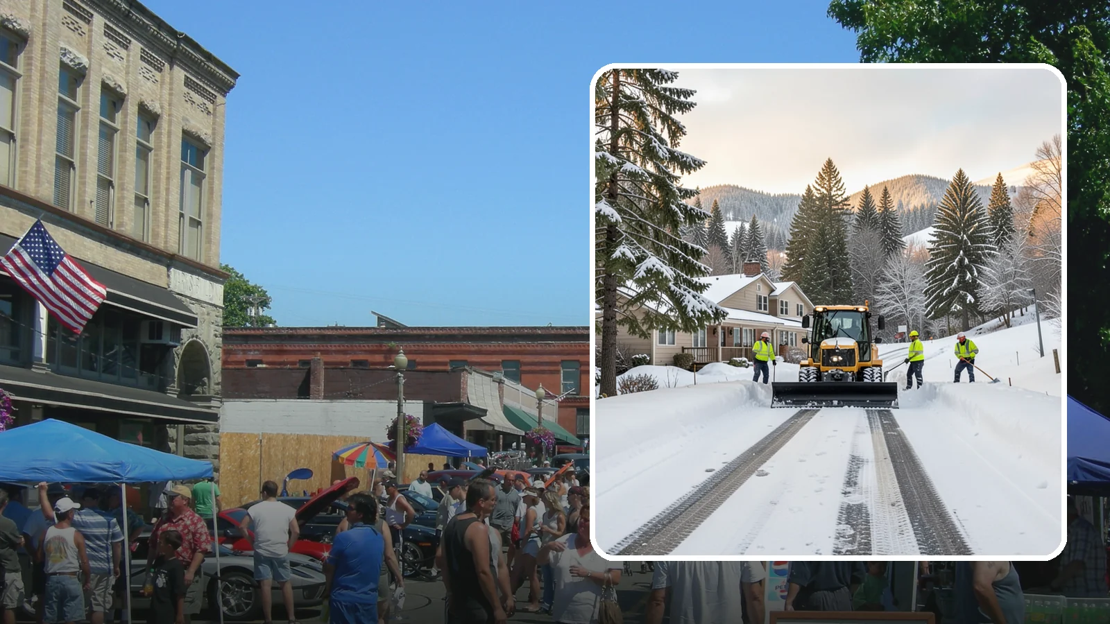 Long Driveway Snow Removal in Snohomish, Snohomish County, WA - We clear long rural and hillside driveways end to end so you never get stranded at home.