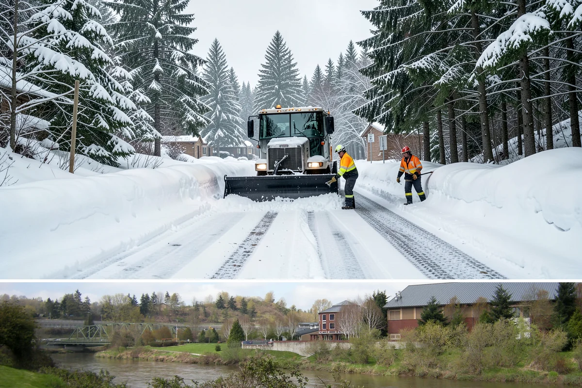 Long Driveway Snow Removal in Tukwila, King County, WA - Long driveway service is critical throughout the foothill snow season from November to March.