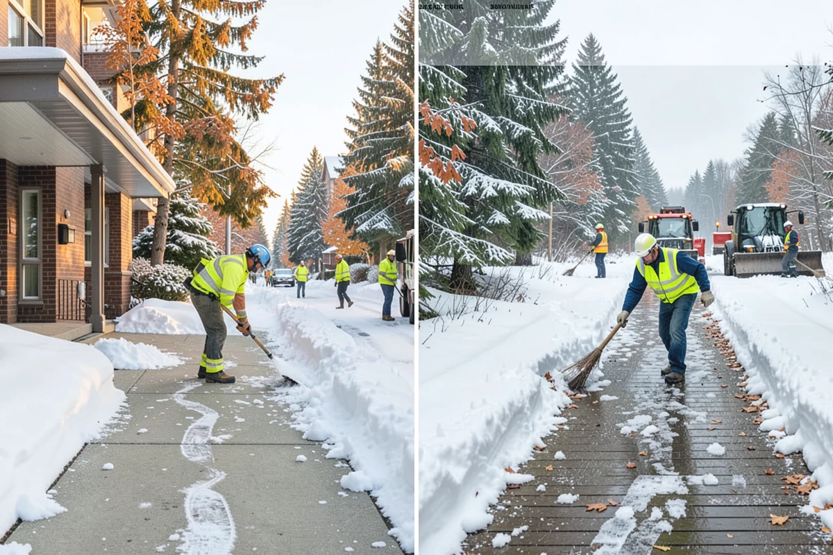 Long Driveway Snow Removal in Wilkeson, Pierce County, WA - We plow the driveway from the house to the road