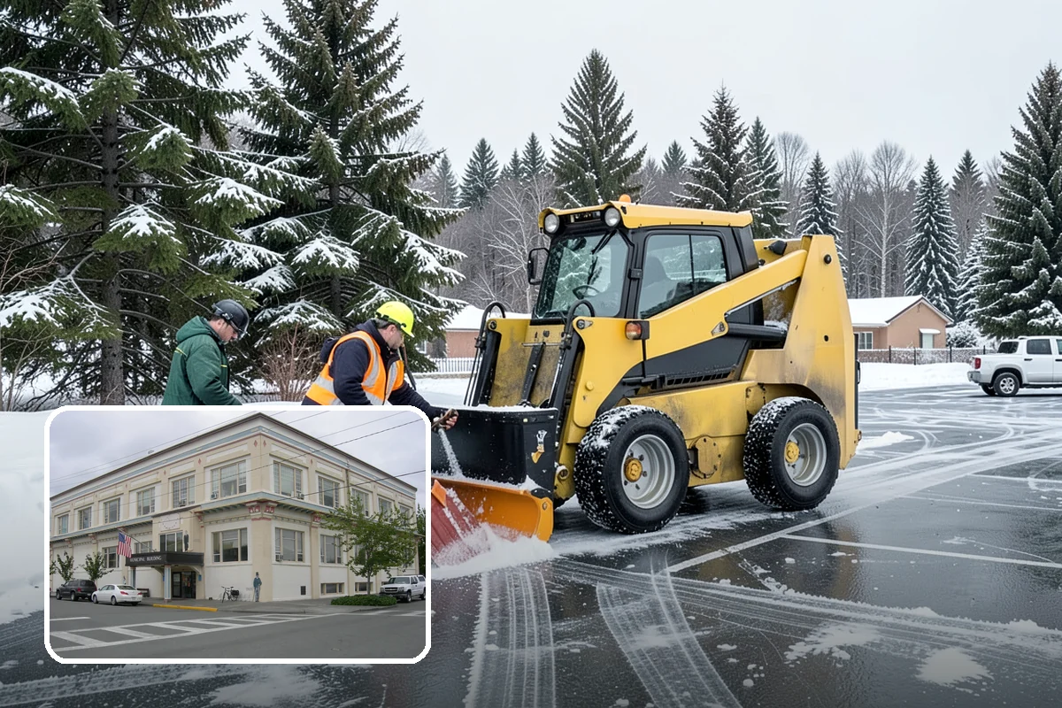 Low-Slope Roof Snow Removal in Anacortes, Skagit County, WA - Load reduction on roofs that cannot shed snow by gravity