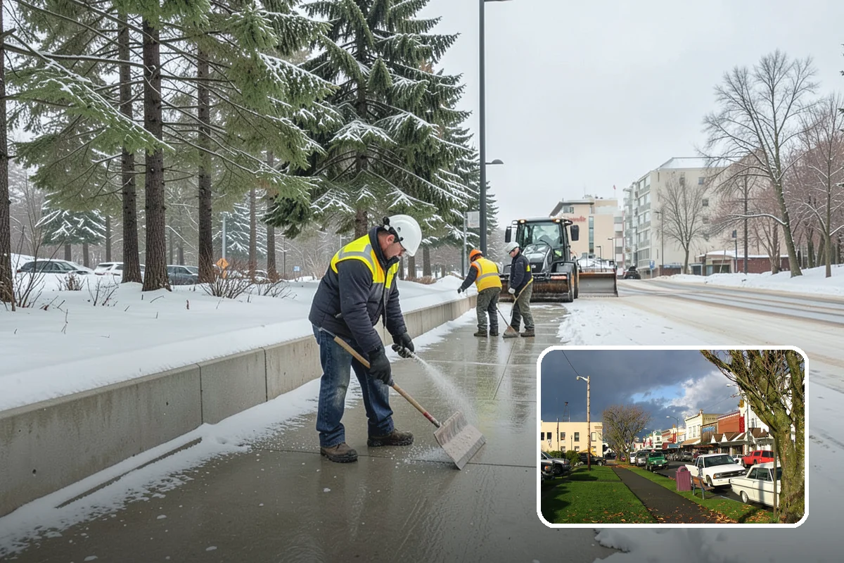 Low-Slope Roof Snow Removal in Arlington, Snohomish County, WA - Load reduction on roofs that cannot shed snow by gravity