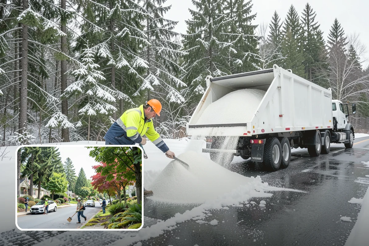Low-Slope Roof Snow Removal in Beaux Arts Village, King County, WA - Load reduction on roofs that cannot shed snow by gravity