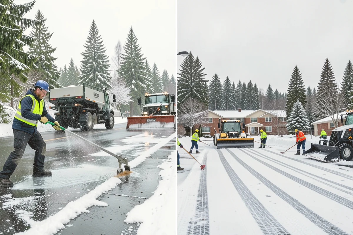 Low-Slope Roof Snow Removal in Bellevue, King County, WA - Assess snow depth, water content, and load across the roof