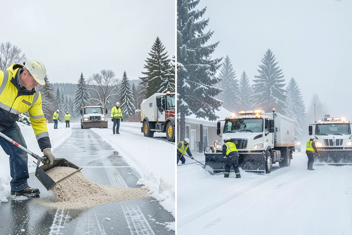 Low-Slope Roof Snow Removal in Bonney Lake, Pierce County, WA - Assess snow depth, water content, and load across the roof