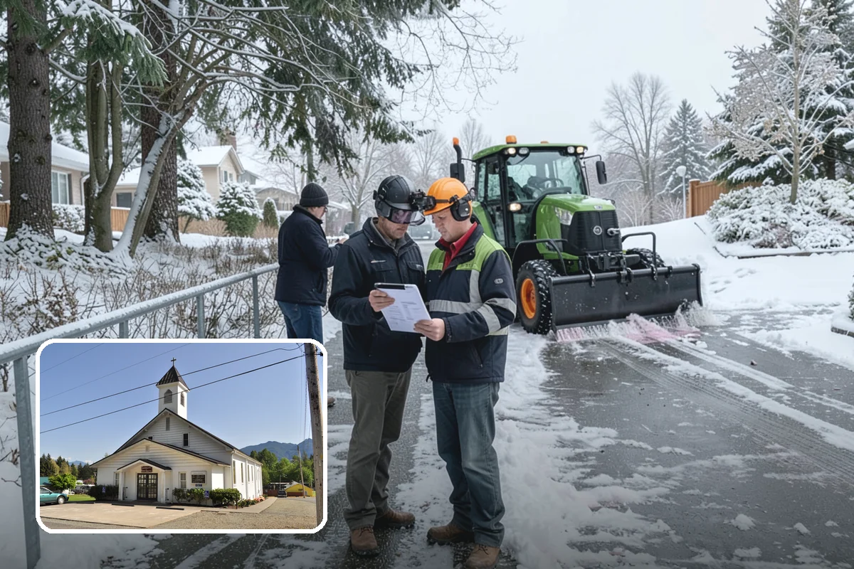 Low-Slope Roof Snow Removal in Concrete, Skagit County, WA - Load reduction on roofs that cannot shed snow by gravity