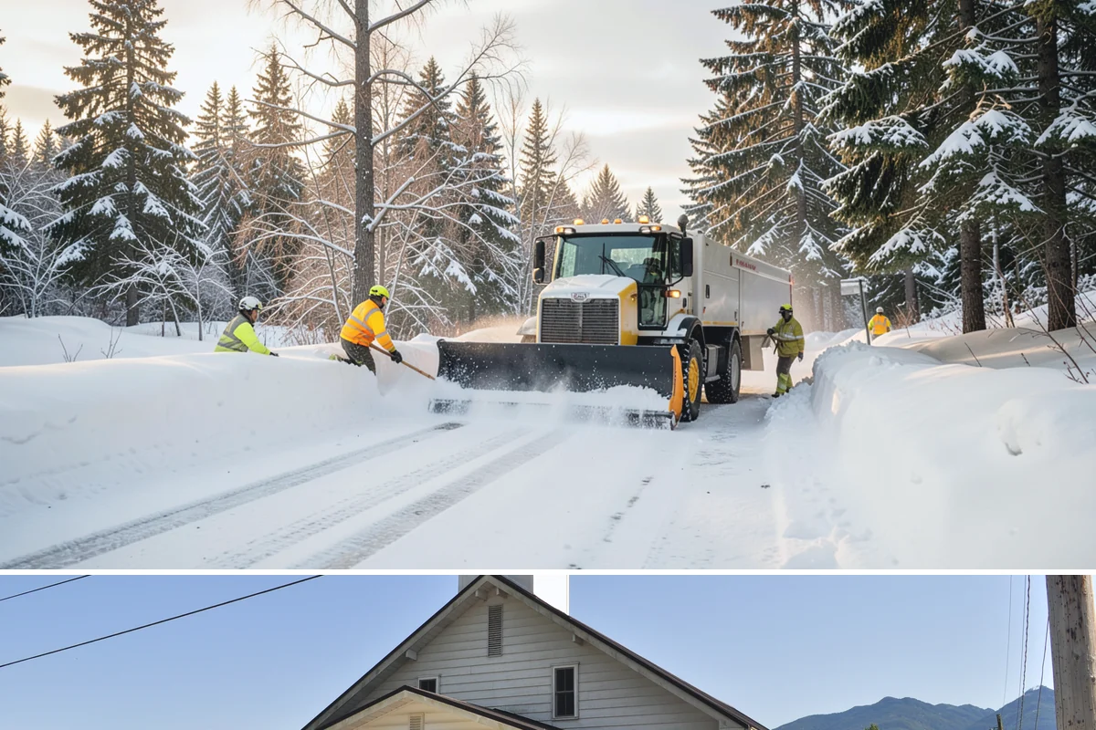 Low-Slope Roof Snow Removal in Concrete, Skagit County, WA - Low-slope roof snow removal is critical after major accumulation events from December through February, especially before rain...