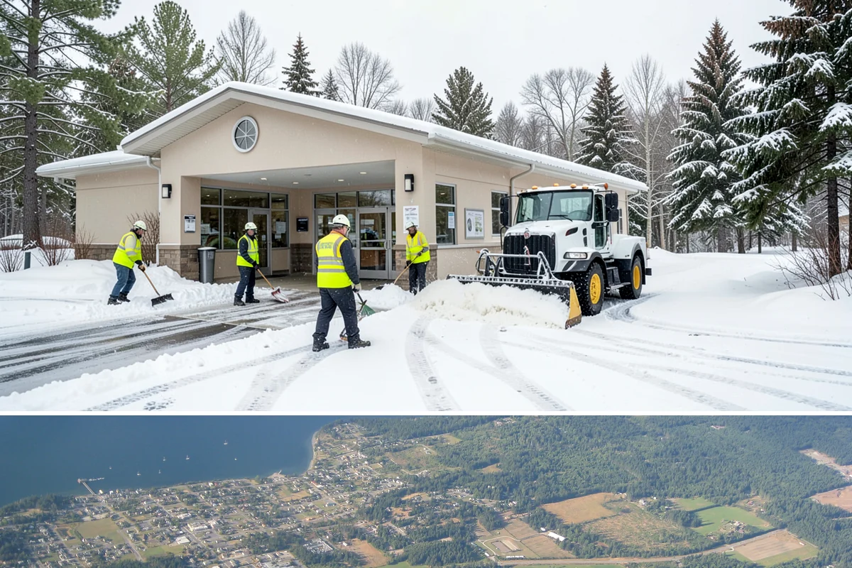 Low-Slope Roof Snow Removal in Coupeville, Island County, WA - Low-slope roof snow removal is critical after major accumulation events from December through February, especially before rain...