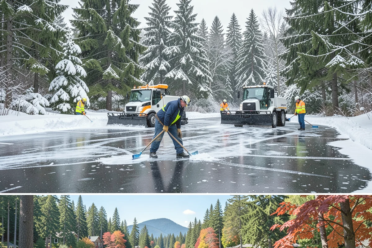 Low-Slope Roof Snow Removal in Covington, King County, WA - Low-slope roof snow removal is critical after major accumulation events from December through February, especially before rain...