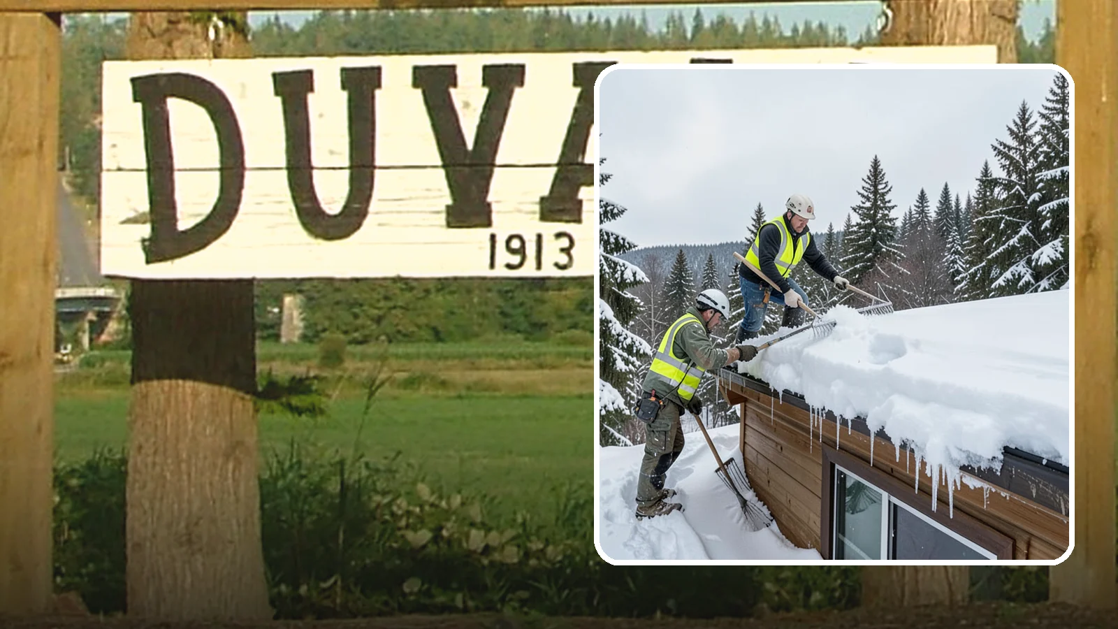 Low-Slope Roof Snow Removal in Duvall, King County, WA - We remove snow from flat and low-slope roofs where heavy Northwest snow collects and lingers.
