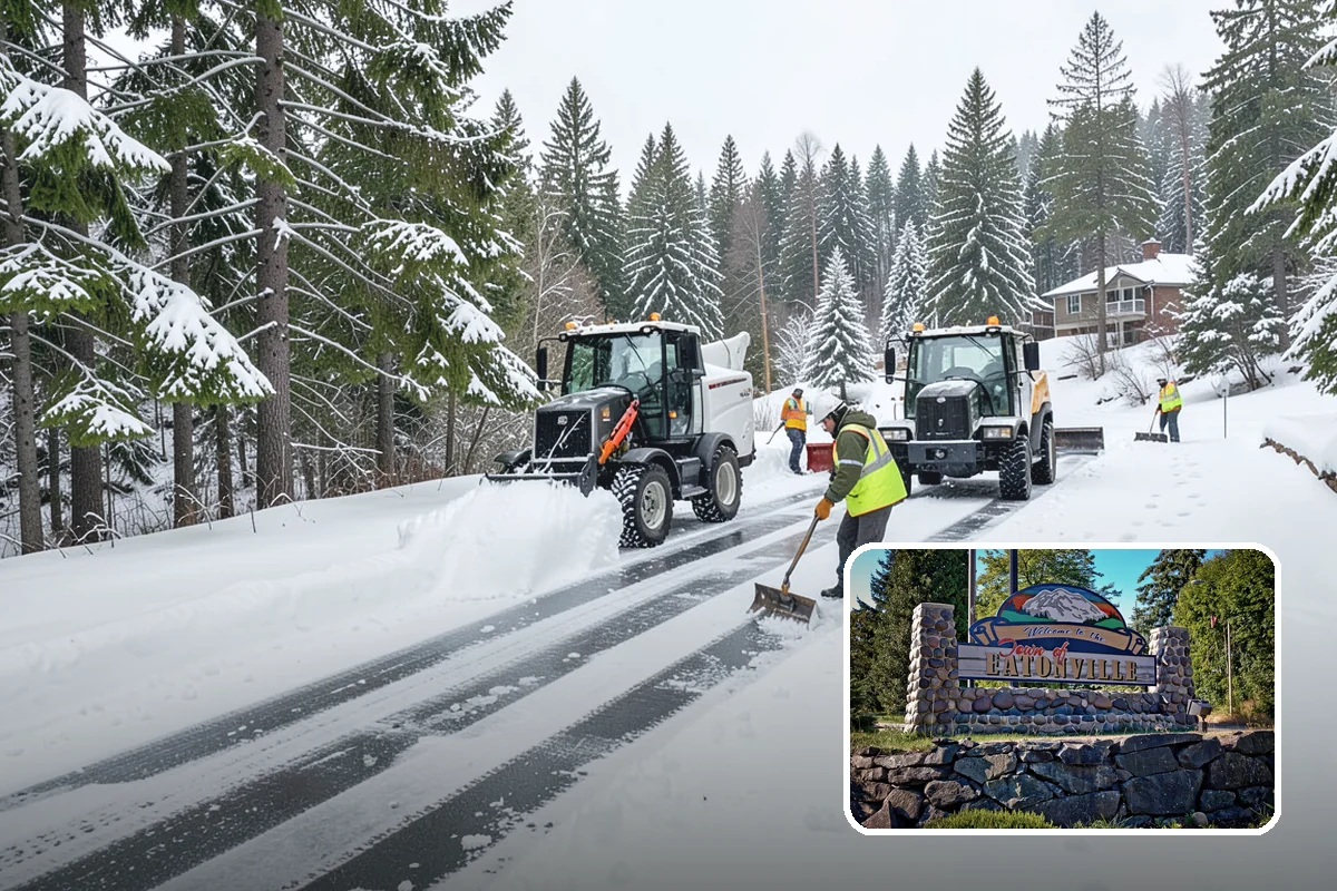 Low-Slope Roof Snow Removal in Eatonville, Pierce County, WA - Load reduction on roofs that cannot shed snow by gravity