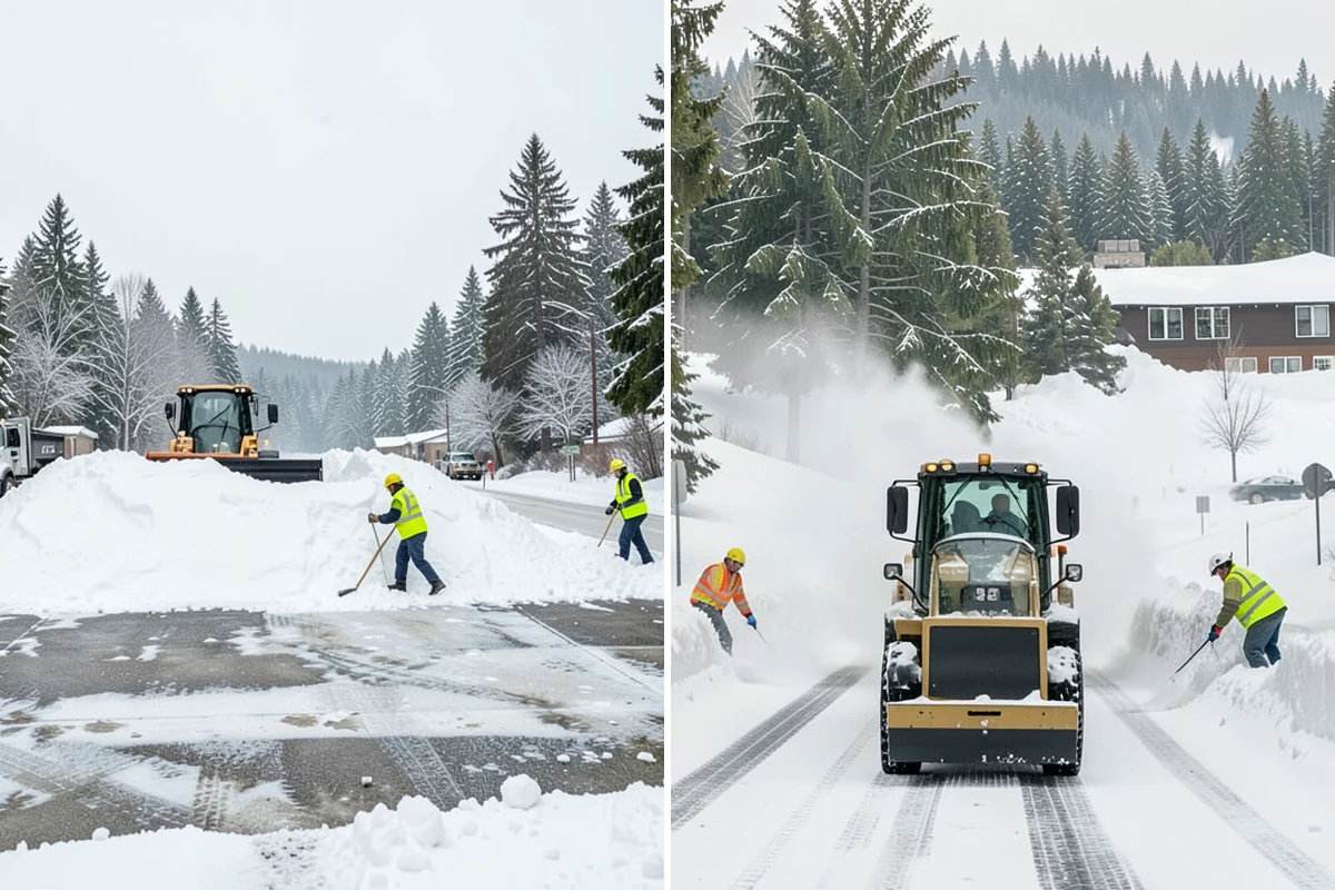 Low-Slope Roof Snow Removal in Enumclaw, King County, WA - Assess snow depth, water content, and load across the roof