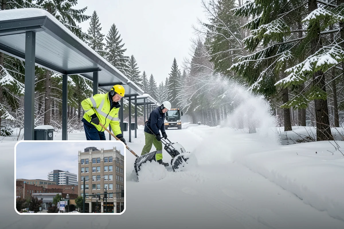 Low-Slope Roof Snow Removal in Everett, Snohomish County, WA - Load reduction on roofs that cannot shed snow by gravity
