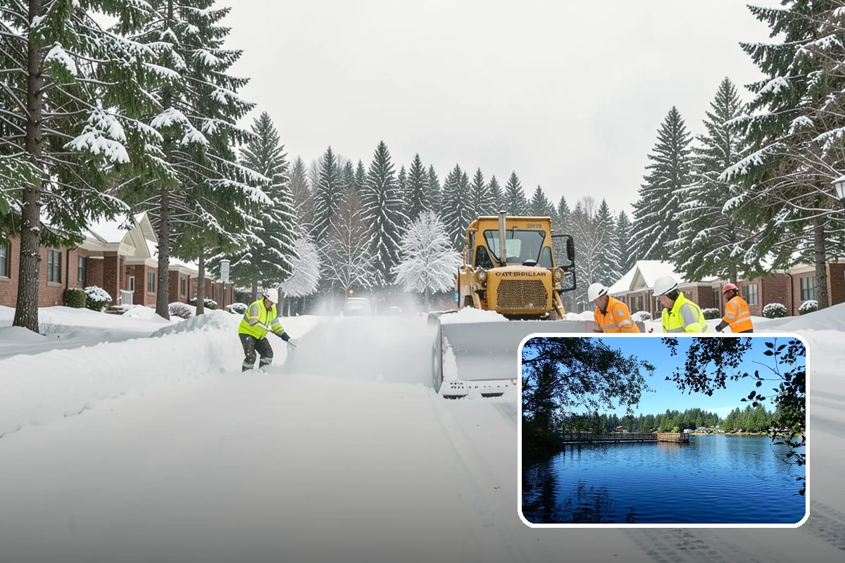Low-Slope Roof Snow Removal in Federal Way, King County, WA - Load reduction on roofs that cannot shed snow by gravity