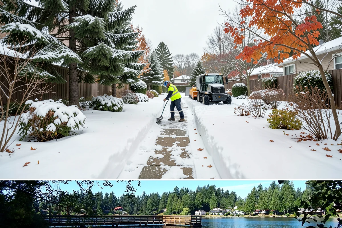 Low-Slope Roof Snow Removal in Federal Way, King County, WA - Low-slope roof snow removal is critical after major accumulation events from December through February, especially before rain...