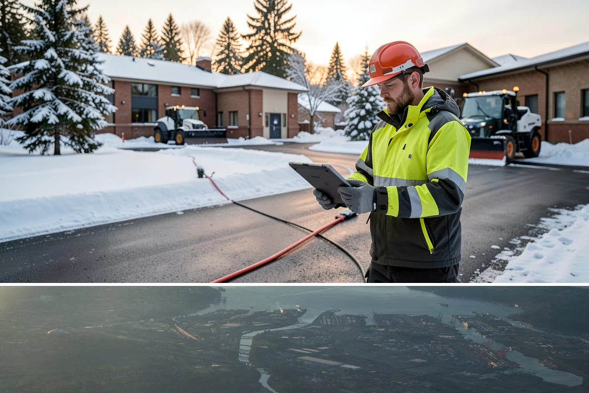 Low-Slope Roof Snow Removal in Fife, Pierce County, WA - Low-slope roof snow removal is critical after major accumulation events from December through February, especially before rain...