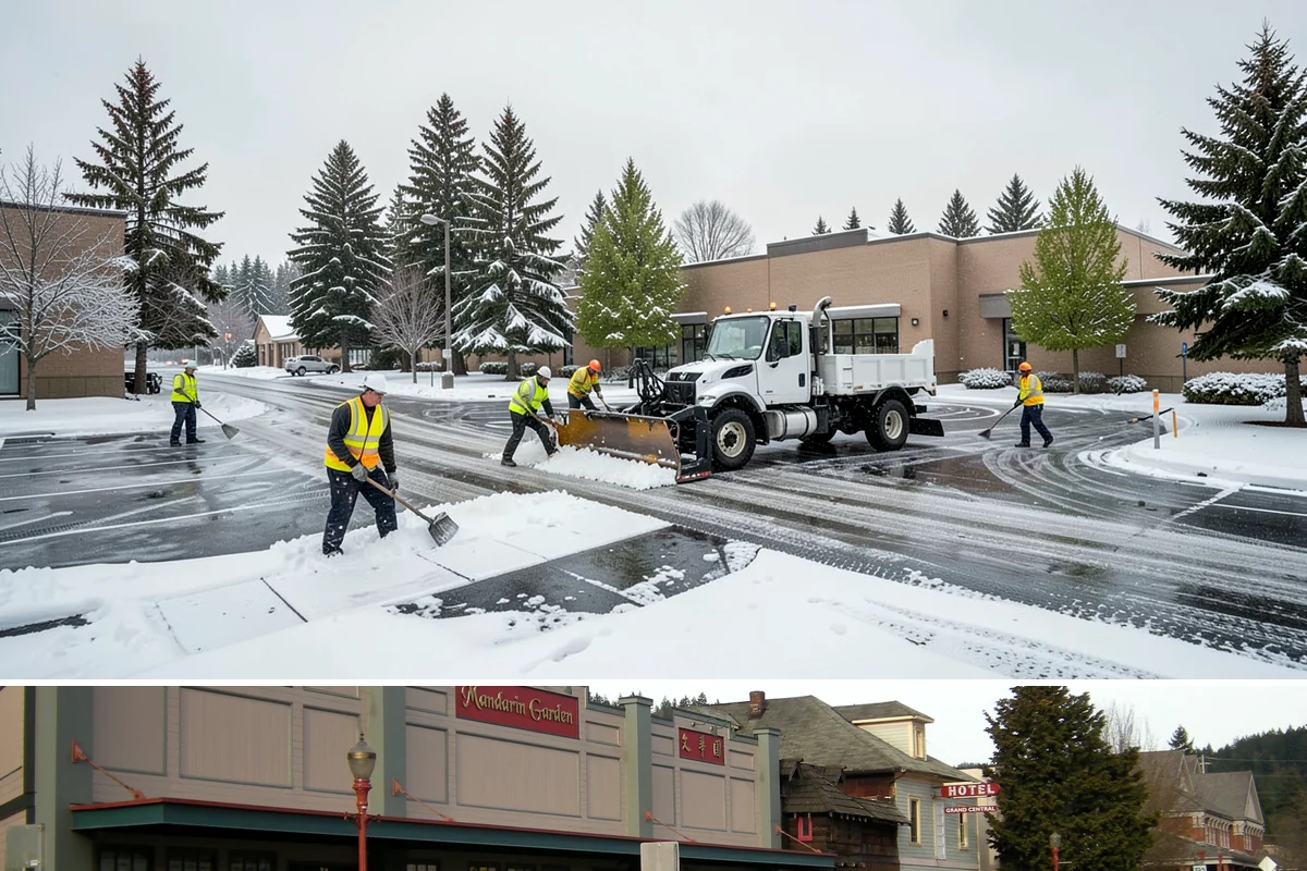 Low-Slope Roof Snow Removal in Issaquah, King County, WA - Low-slope roof snow removal is critical after major accumulation events from December through February, especially before rain...