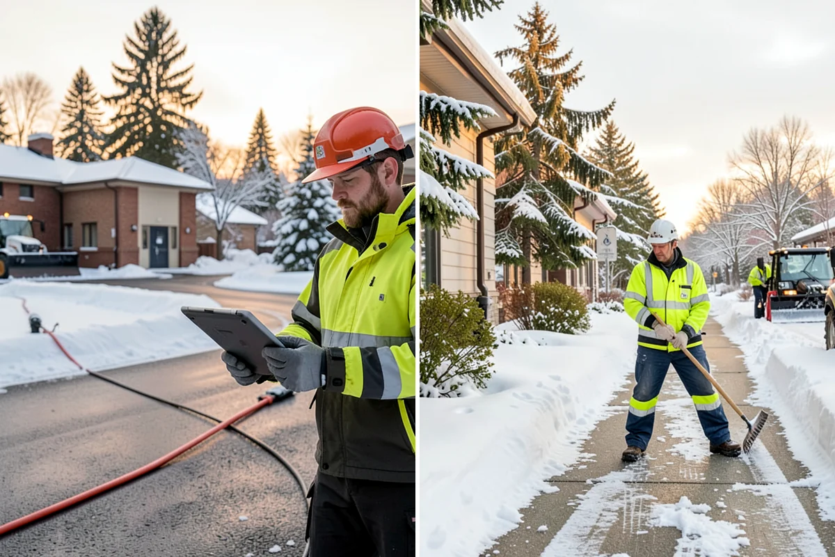 Low-Slope Roof Snow Removal in Kenmore, King County, WA - Assess snow depth, water content, and load across the roof