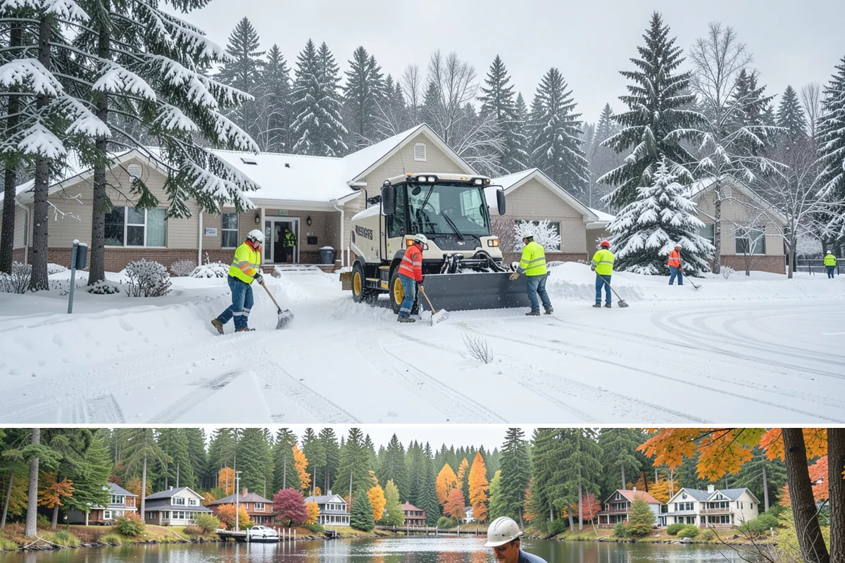 Low-Slope Roof Snow Removal in La Conner, Skagit County, WA - Low-slope roof snow removal is critical after major accumulation events from December through February, especially before rain...