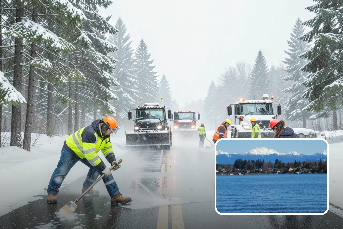 Low-Slope Roof Snow Removal in Lake Stevens, Snohomish County, WA - Load reduction on roofs that cannot shed snow by gravity