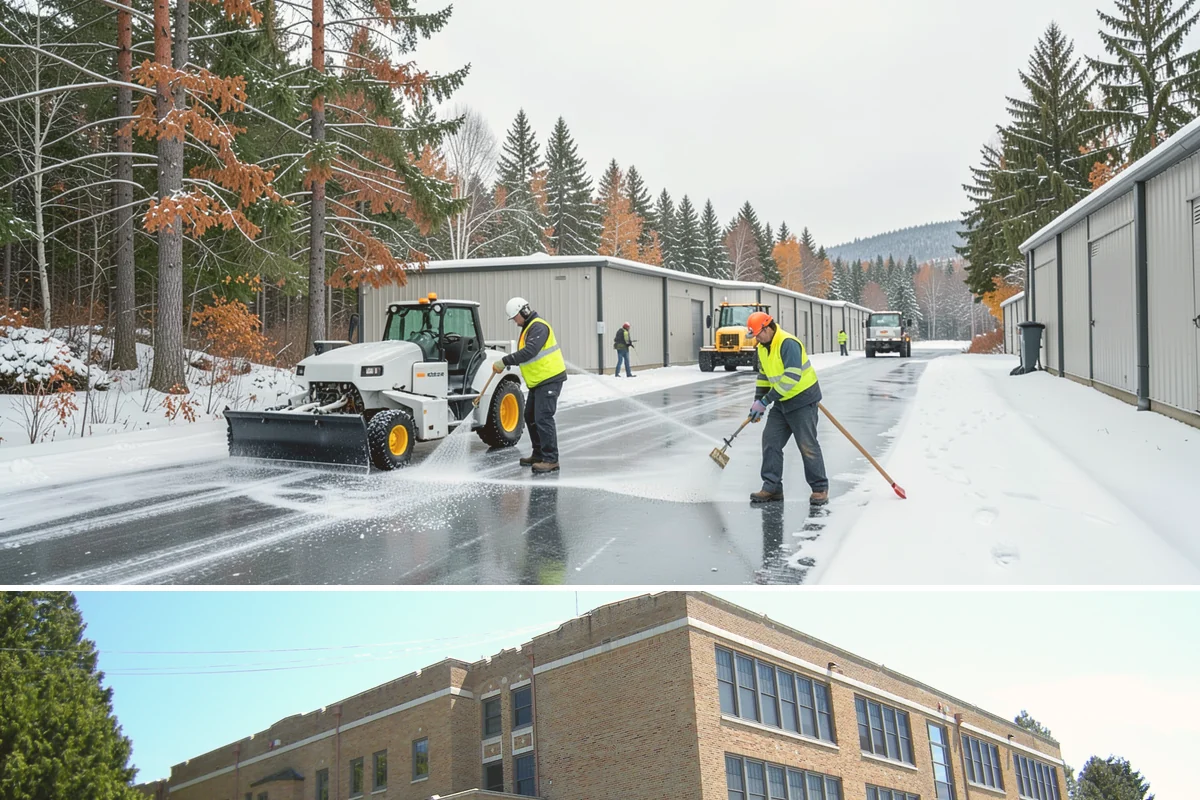Low-Slope Roof Snow Removal in Maple Valley, King County, WA - Low-slope roof snow removal is critical after major accumulation events from December through February, especially before rain...