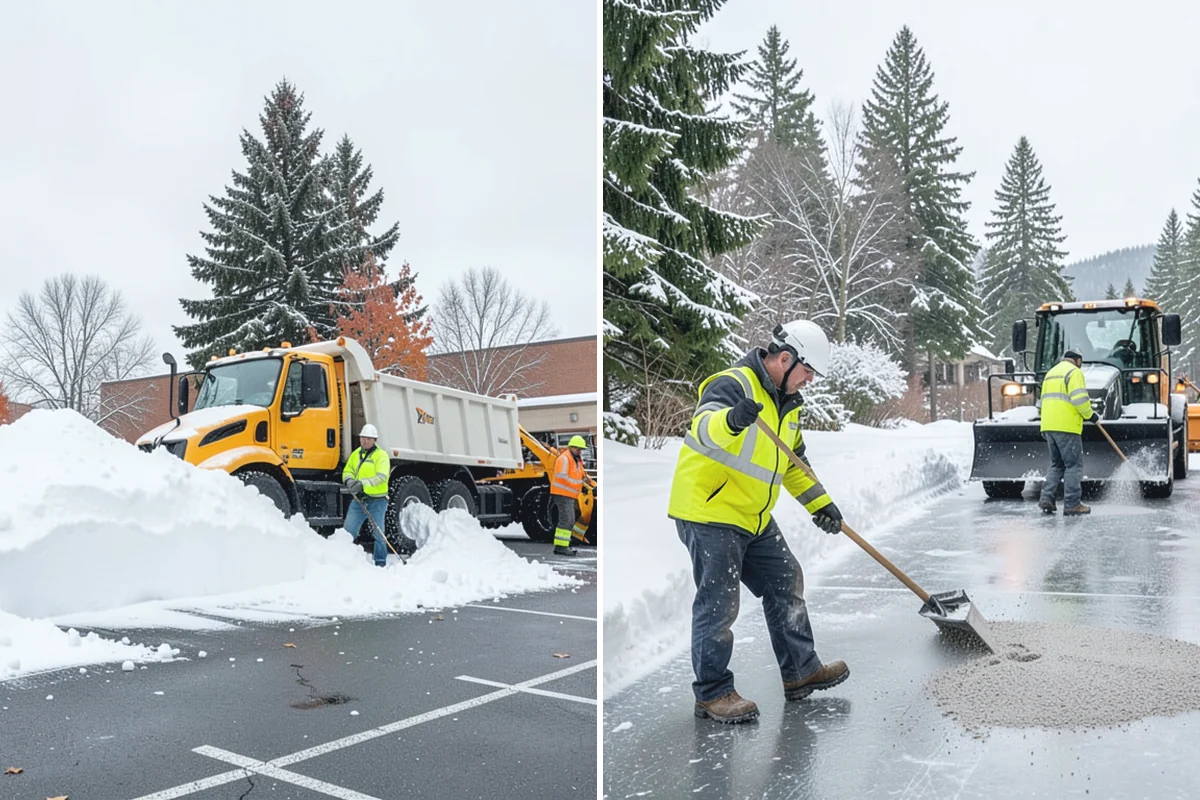 Low-Slope Roof Snow Removal in Medina, King County, WA - Assess snow depth, water content, and load across the roof
