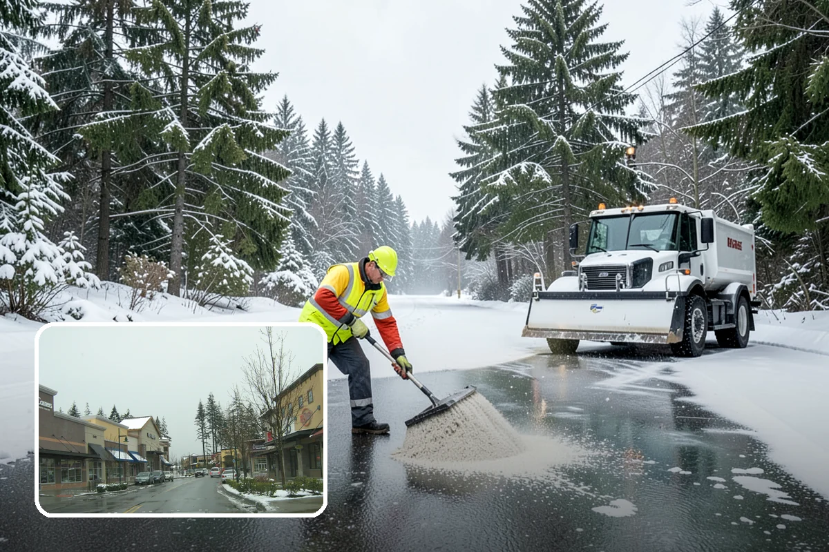Low-Slope Roof Snow Removal in Mill Creek, Snohomish County, WA - Load reduction on roofs that cannot shed snow by gravity