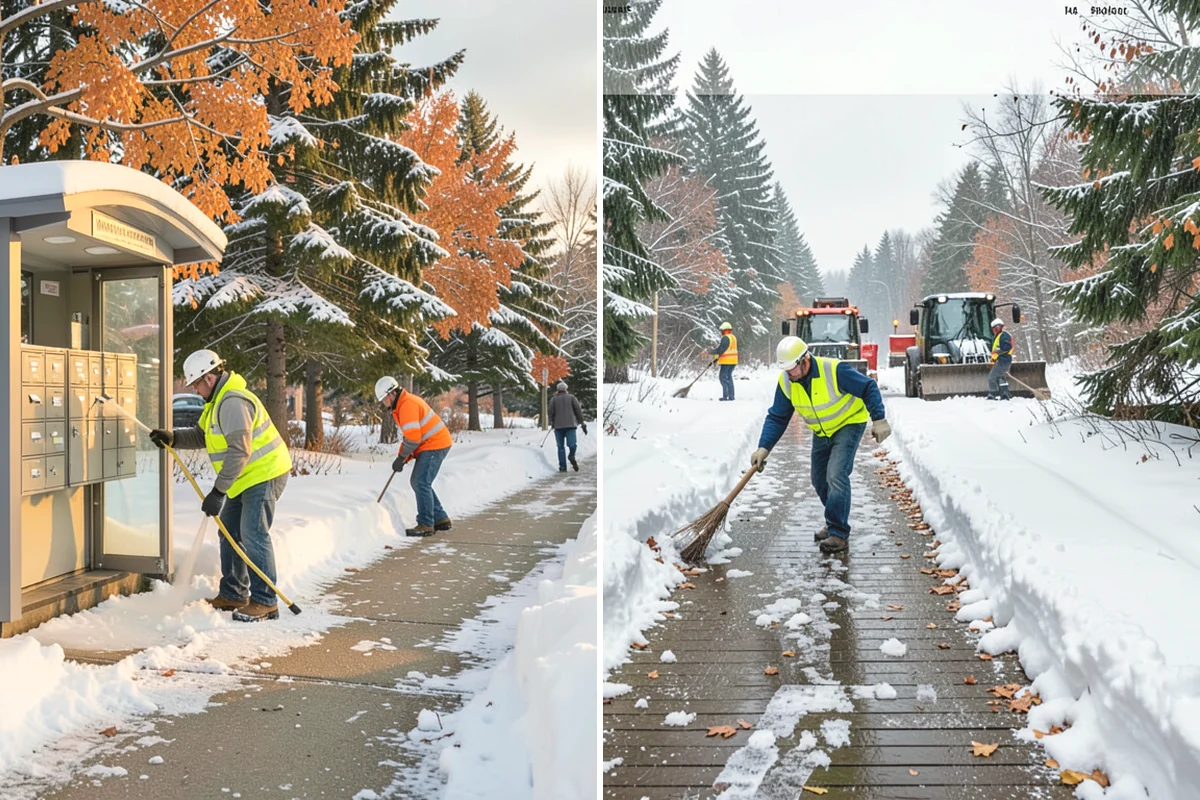 Low-Slope Roof Snow Removal in Mill Creek, Snohomish County, WA - Assess snow depth, water content, and load across the roof