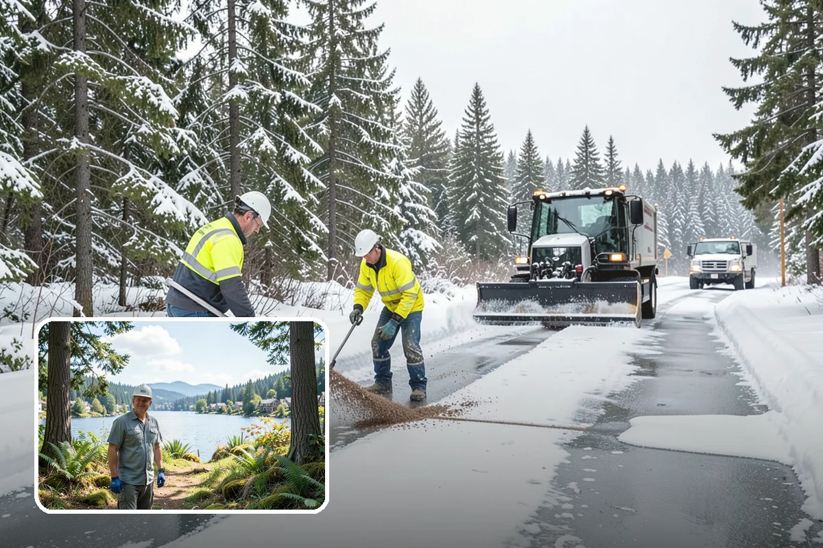 Low-Slope Roof Snow Removal in Milton, King County, WA - Load reduction on roofs that cannot shed snow by gravity