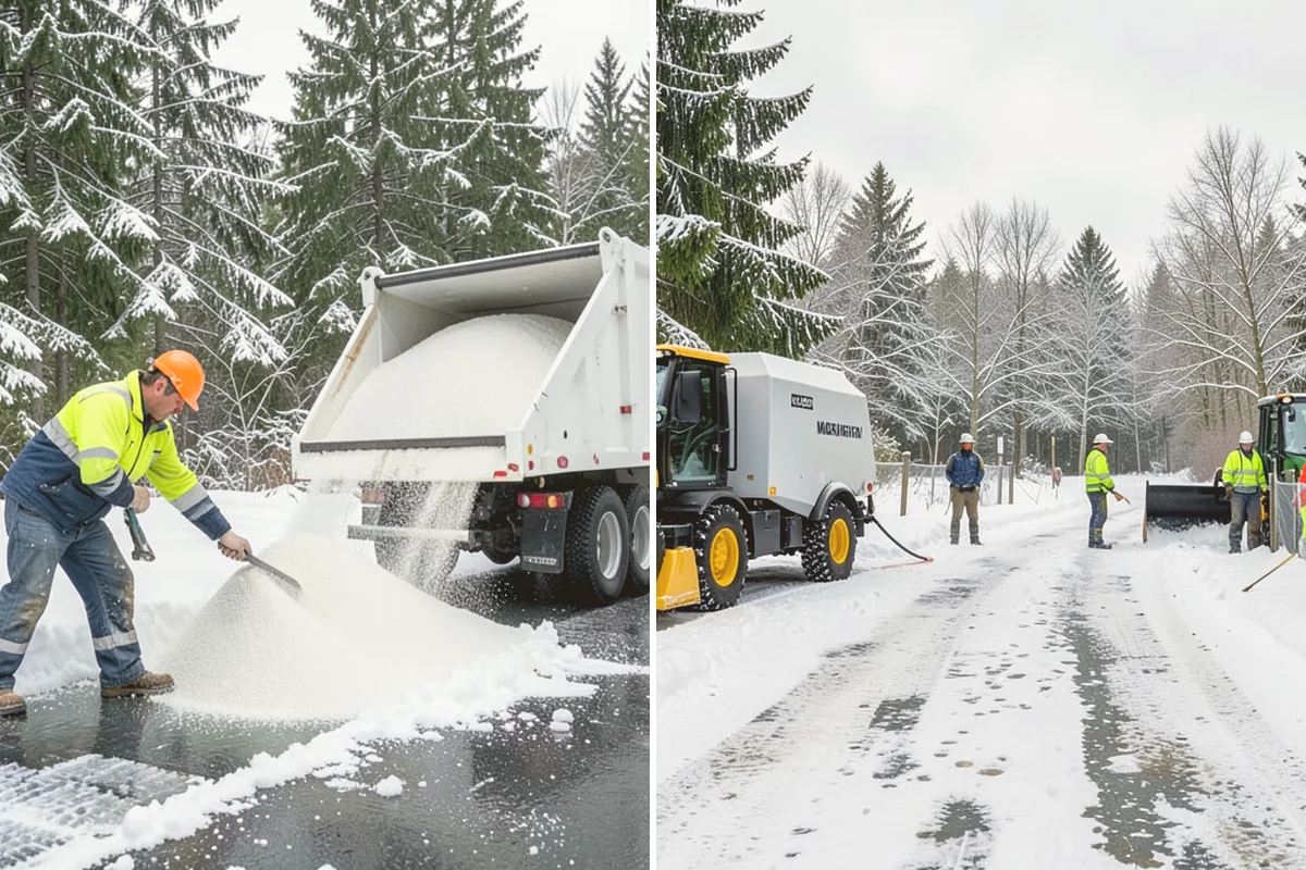 Low-Slope Roof Snow Removal in Mount Vernon, Skagit County, WA - Assess snow depth, water content, and load across the roof