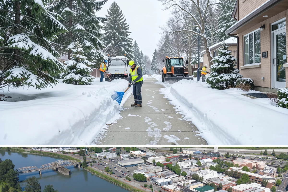 Low-Slope Roof Snow Removal in Mount Vernon, Skagit County, WA - Low-slope roof snow removal is critical after major accumulation events from December through February, especially before rain...