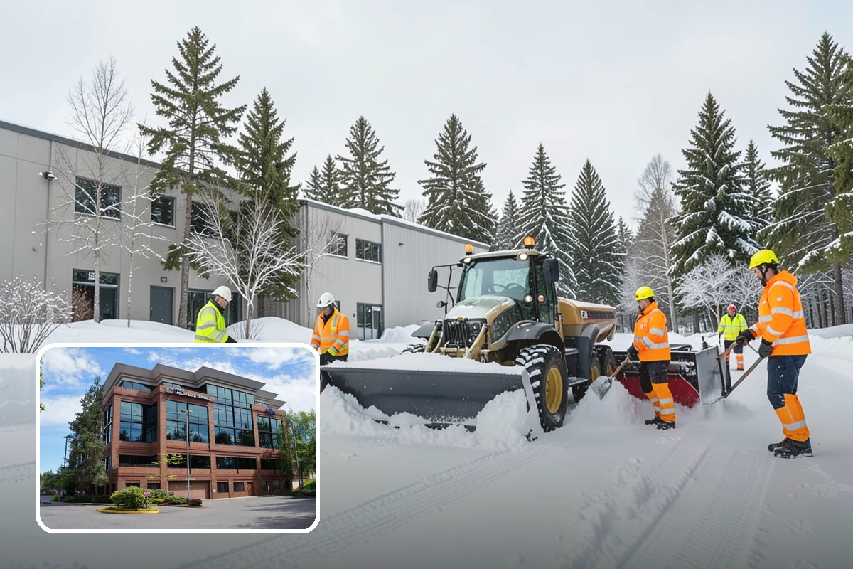 Low-Slope Roof Snow Removal in Mountlake Terrace, Snohomish County, WA - Load reduction on roofs that cannot shed snow by gravity