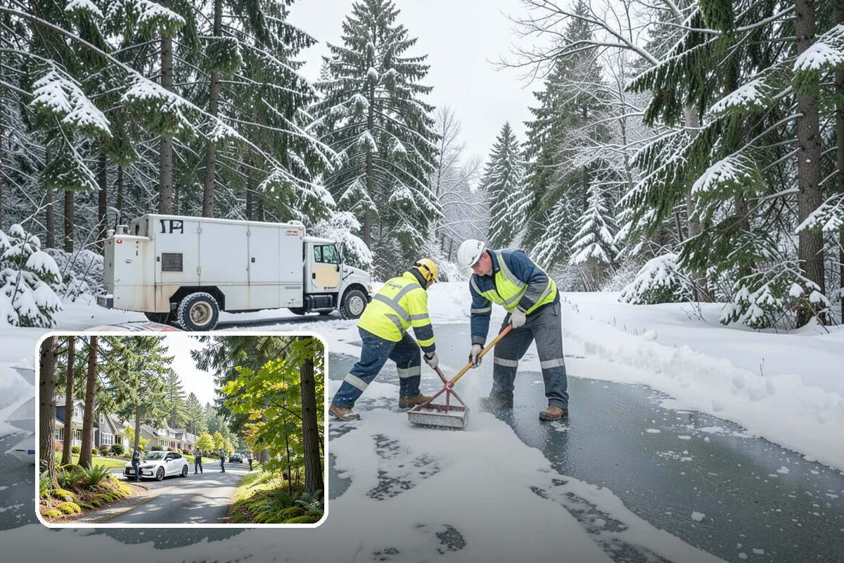 Low-Slope Roof Snow Removal in Normandy Park, King County, WA - Load reduction on roofs that cannot shed snow by gravity