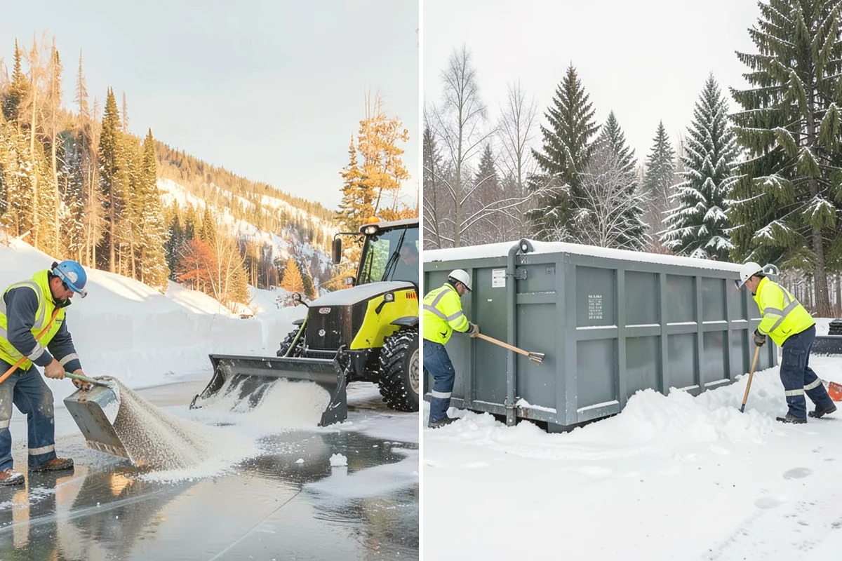 Low-Slope Roof Snow Removal in North Bend, King County, WA - Assess snow depth, water content, and load across the roof