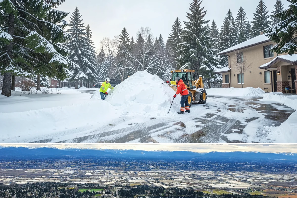 Low-Slope Roof Snow Removal in SeaTac, King County, WA - Low-slope roof snow removal is critical after major accumulation events from December through February, especially before rain...