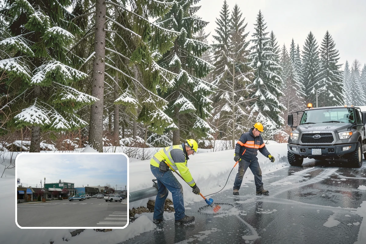 Low-Slope Roof Snow Removal in Stanwood, Snohomish County, WA - Load reduction on roofs that cannot shed snow by gravity
