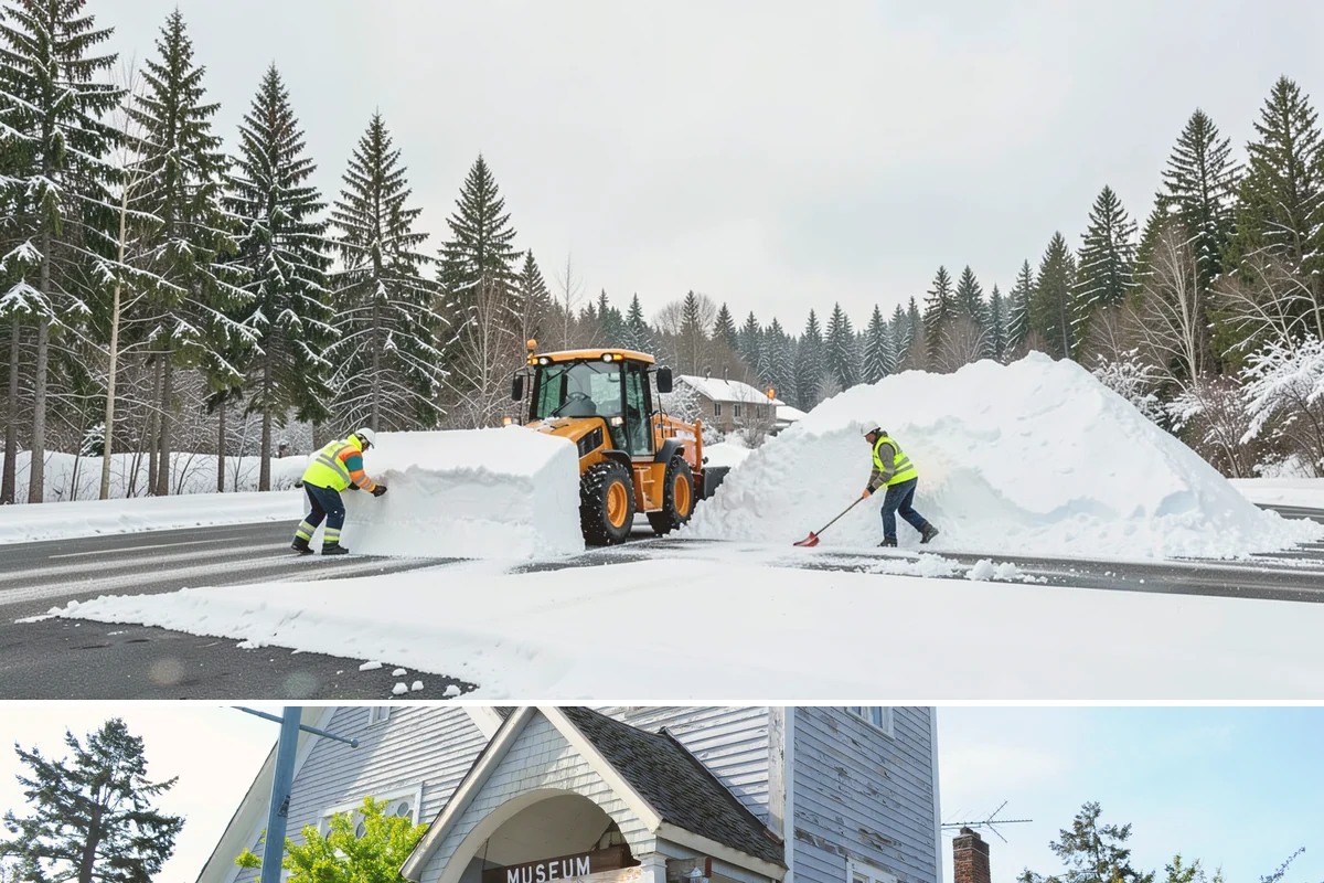 Low-Slope Roof Snow Removal in Steilacoom, Pierce County, WA - Low-slope roof snow removal is critical after major accumulation events from December through February, especially before rain...