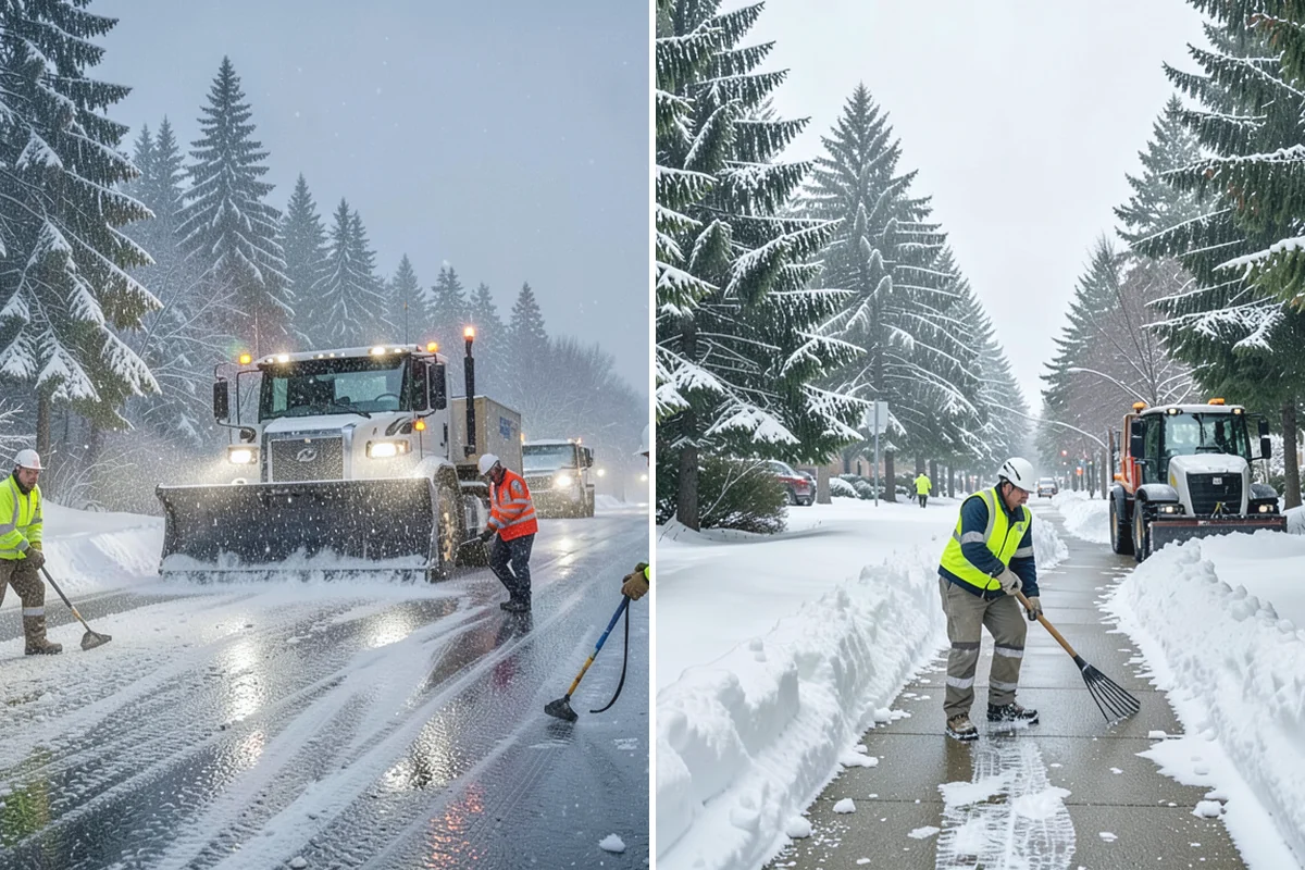 Low-Slope Roof Snow Removal in Wilkeson, Pierce County, WA - Assess snow depth, water content, and load across the roof