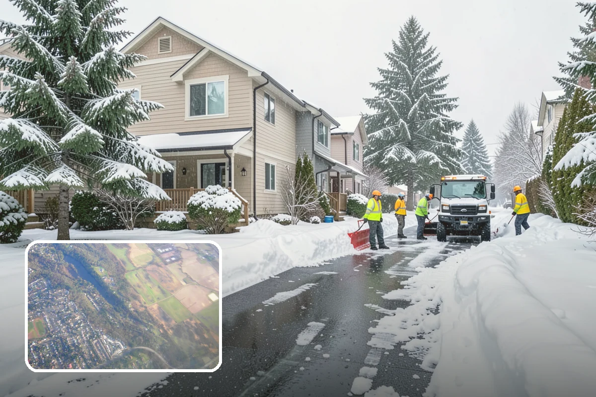 Magnesium Chloride Application in Algona, King County, WA - Melts ice at colder temperatures than rock salt